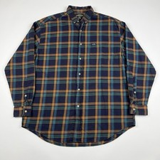 Vintage 90s Guess by Georges Marciano Plaid Button Down Mens M Long Sleeve