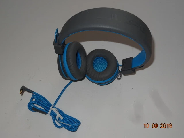 JLab Audio Neon Headphones On Ear Feather Light Ultra plush Eco