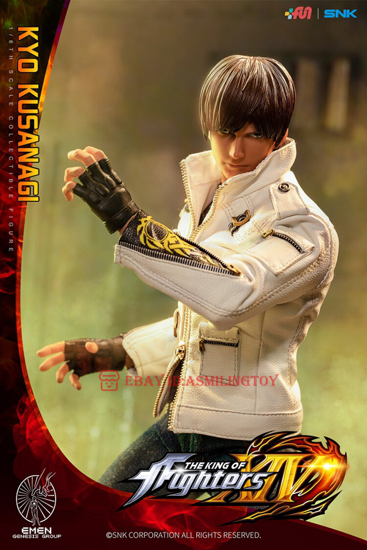 美品 フィギュア GENESIS EMEN THE KING OF Fighters KYO KUSANAGI DLC COSTUMES New Genesis Emen KOF-KY01 1/6 The King of Fighters XIV Kyo