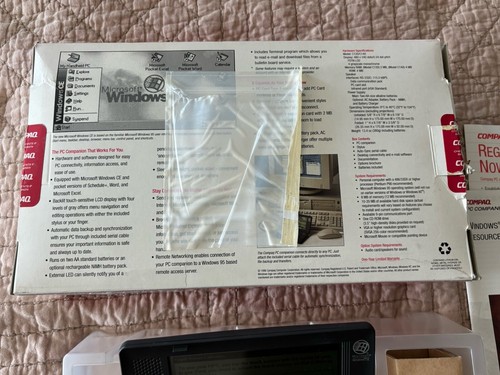 VINTAGE COMPAQ C120+ WINDOWS CE 266502-001 COMME NEUF complet dans sa boîte - Photo 5 sur 22