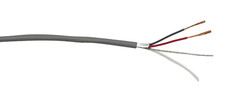 22 AWG 2 Conductor Stranded Shielded Plenum Cable Gray CL3P for Security/Alarm/A