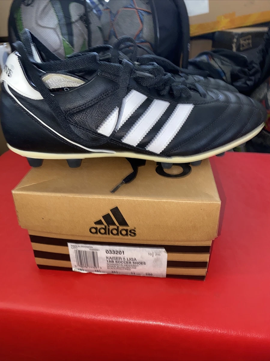 Romanschrijver adverteren salto Vintage Adidas Kaiser 5 Liga FG Soccer Shoes, Size 11, New with Box | eBay