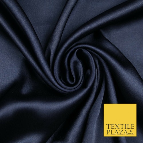 OVER 40 COLOURS Silky Smooth Lightweight Charmeuse Satin Dress Fabric Bridal - Picture 4 of 44
