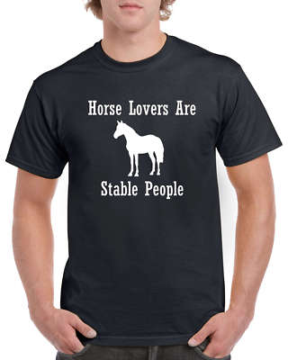 Horse Lovers are Stable People T-Shirt 