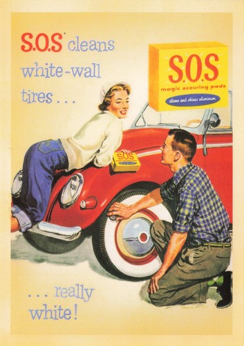 Postcard Advertising SOS Magic Scouring Pads 4x6 Modern Print - Picture 1 of 2