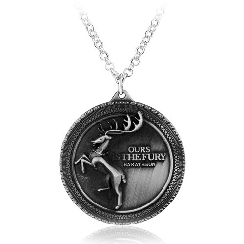 Game of Thrones House Baratheon A Song of Ice and Fire Stag Pendant Necklace - Imagen 4 de 8