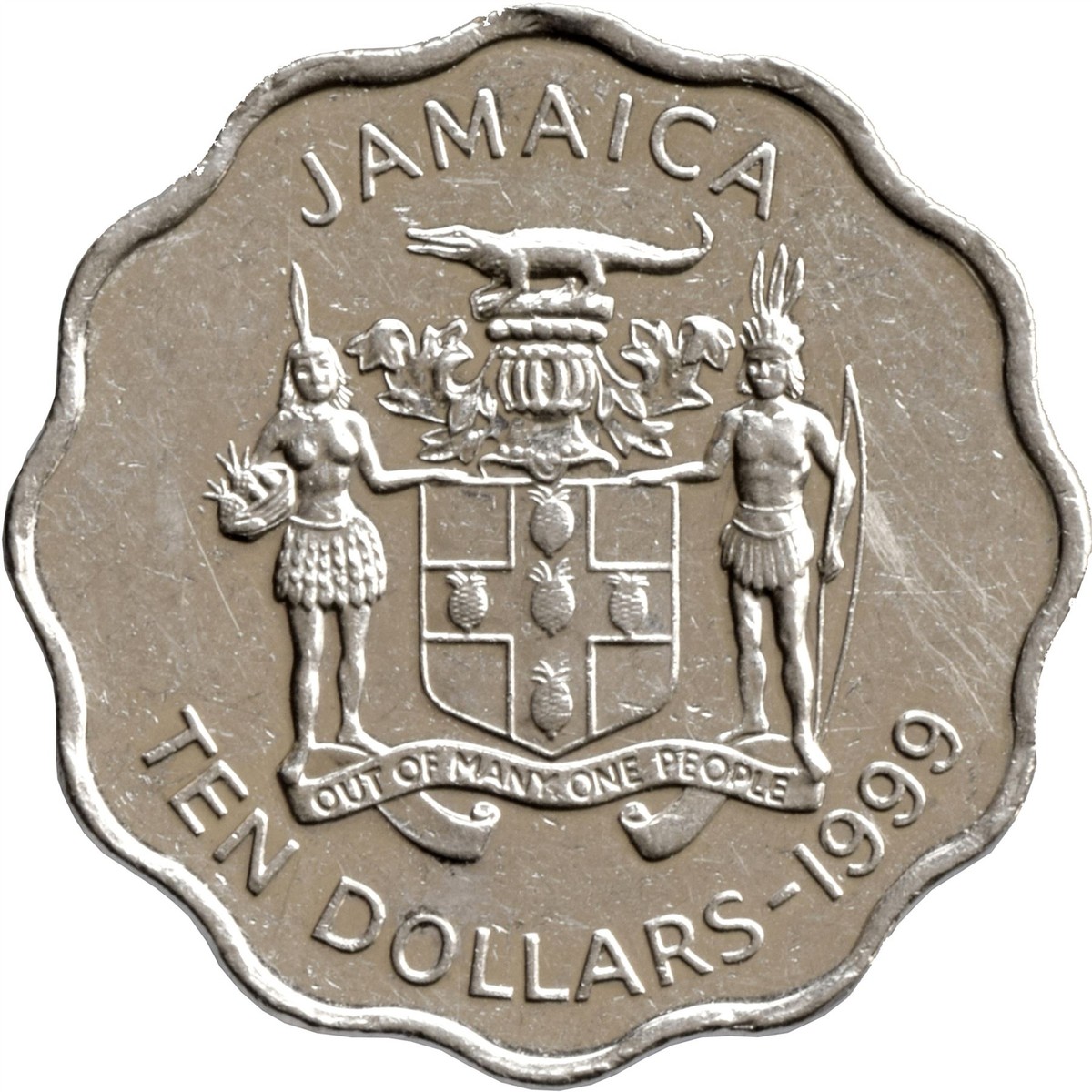 【まとめ買い200円値引】伝国の玉璽 JP 2X2 Jamaican Coin 10 Dollars Coin | George William Gordon | Jamaica
