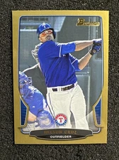 NELSON CRUZ #58 2013 Bowman Gold QTY Texas Rangers