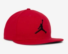Nike Men's Air Jordan Jumpman Pro Snapback Hat Unisex Red FV5296-687 i