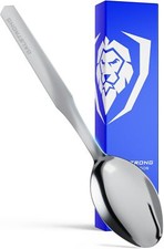 Professional Sauce  Plating Chef Spoon - 304 Stainless Steel - 1.4 TBSP - 9.5"