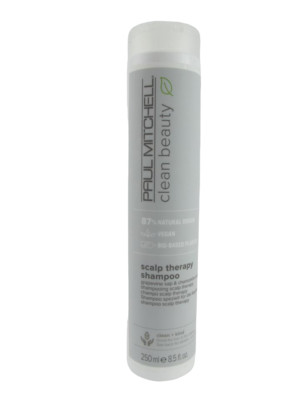 Paul Mitchell  NEW Clean Beauty Vegan SCALP THERAPY SHAMPOO Natural 8.5 oz