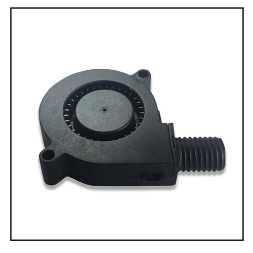 Ventilatore turbo soffiatore DC 12V 5015 5cm alto volume aria con condotto uscita circolare - Foto 6 di 6