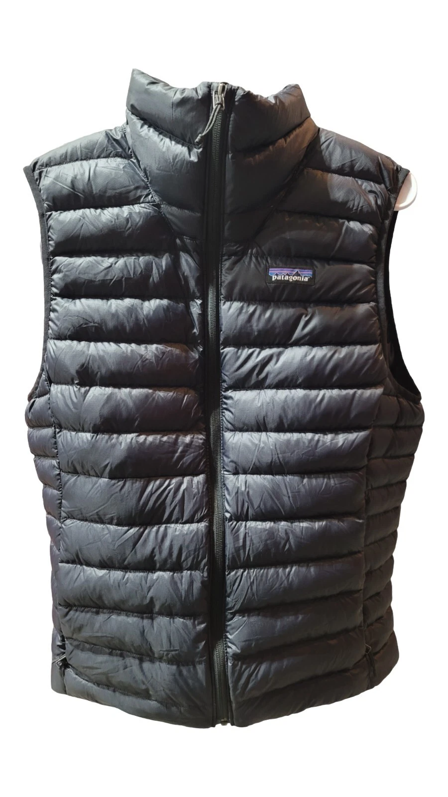 New Patagonia Down Sweater Goose Down Puffer Vest Black Men’s Medium FA23 $229