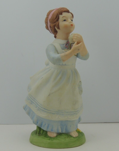 Avon Collectible - Wishful Thoughts Figurine, 1982, Hand-Painted Porcelain, Vtg - Picture 7 of 9