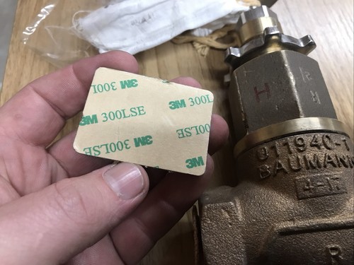 Corpo valvola di comando filettata bronzo 1/2" Fisher Baumann 24588 CL250 CV4.0 NUOVO - Foto 5 di 10