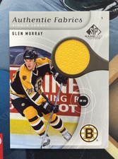 Glen Murray 05-06 Upper Deck SP Game Used Authentic Fabrics Single Jersey