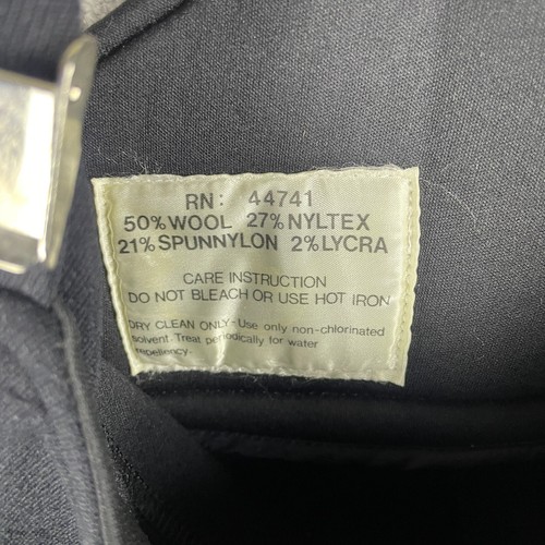Vintage OSSI Skiwear Bib Women's Size 8R Black Wool Blend - Picture 4 of 13