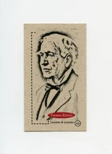 #TN20684 THOMAS EDISON Leaders & Legends Collector Series Card