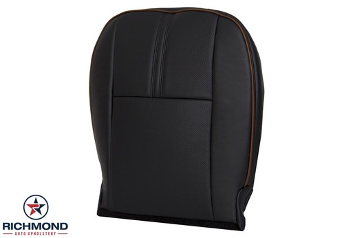 2010-2012 Lincoln MKZ - Driver Side Bottom Replacement Leather Seat Cover Black - Picture 5 of 16