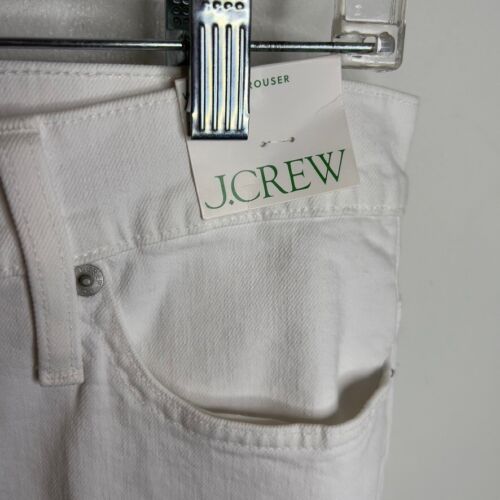 J.Crew Womens $148 Tall Wide-leg denim trouser in white Size T30 BM813 - Picture 4 of 8