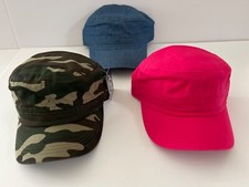 Military Cadet Army Hat Cap Patrol Castro VTG 100 Cotton Caps New W/Tags