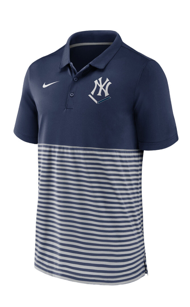 Nike Mens New York Yankees Красное поло в полоску синего цвета, малый размер, NWT, 70 долларов США