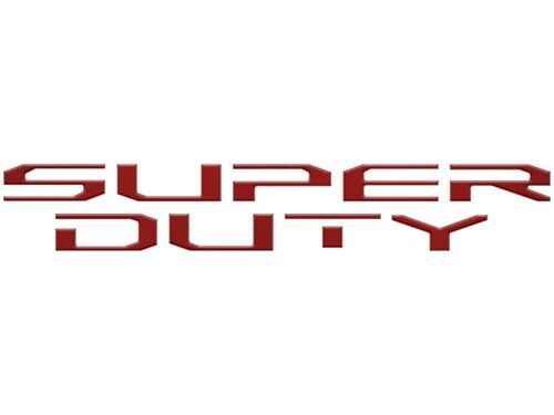2023-2025 Ford Super Duty Hood Letter Inserts - Official Licensed Product - Picture 17 of 35