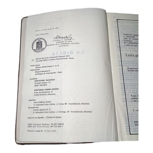 LA BIBLIA Latinoamérica Spanish Edicion Pastoral Letra Grande (softcover) - Picture 6 of 10