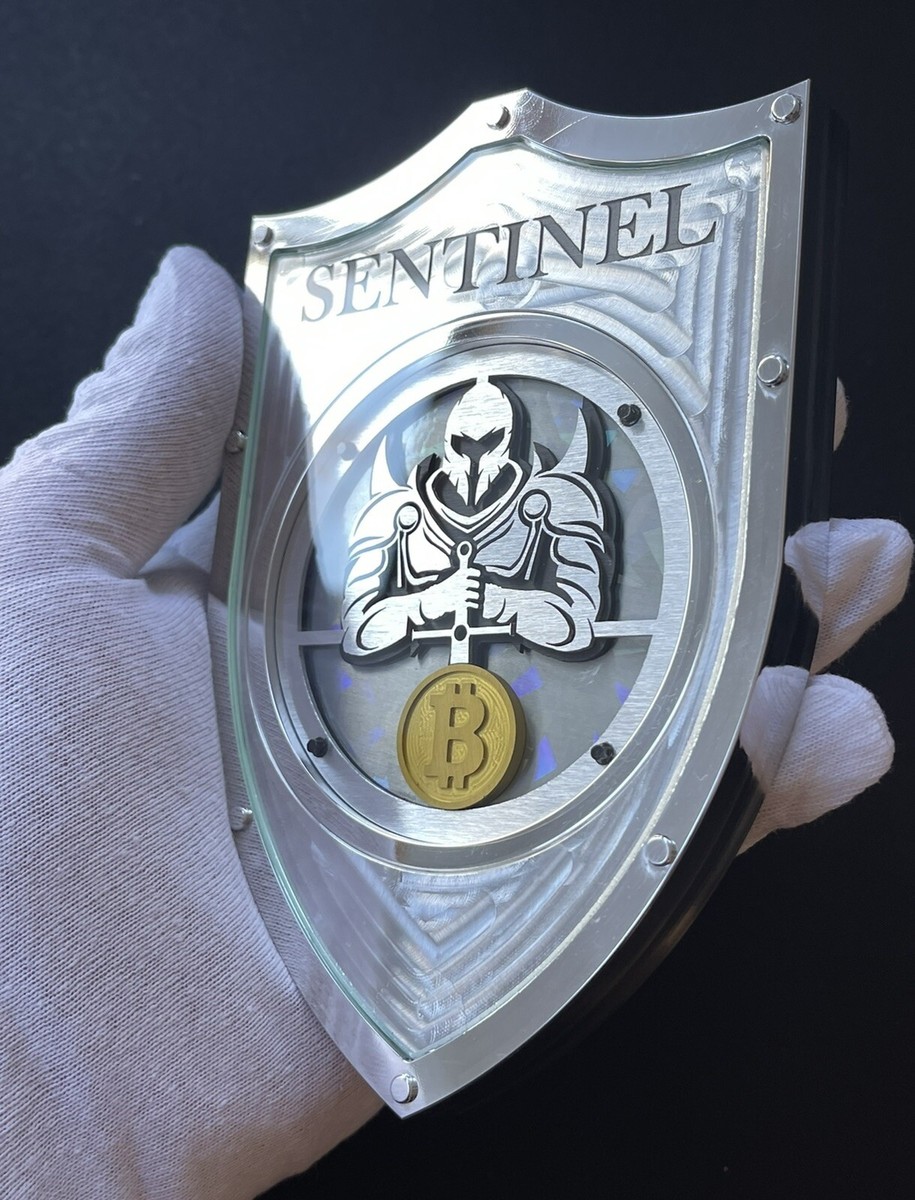 Sentinel Bit coin collectible physical crypto storage Unfunded | eBay
