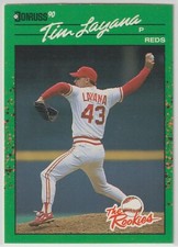 1990 Donruss The Rookies - TIM LAYANA - RC #23 - Cincinnati Reds (B)