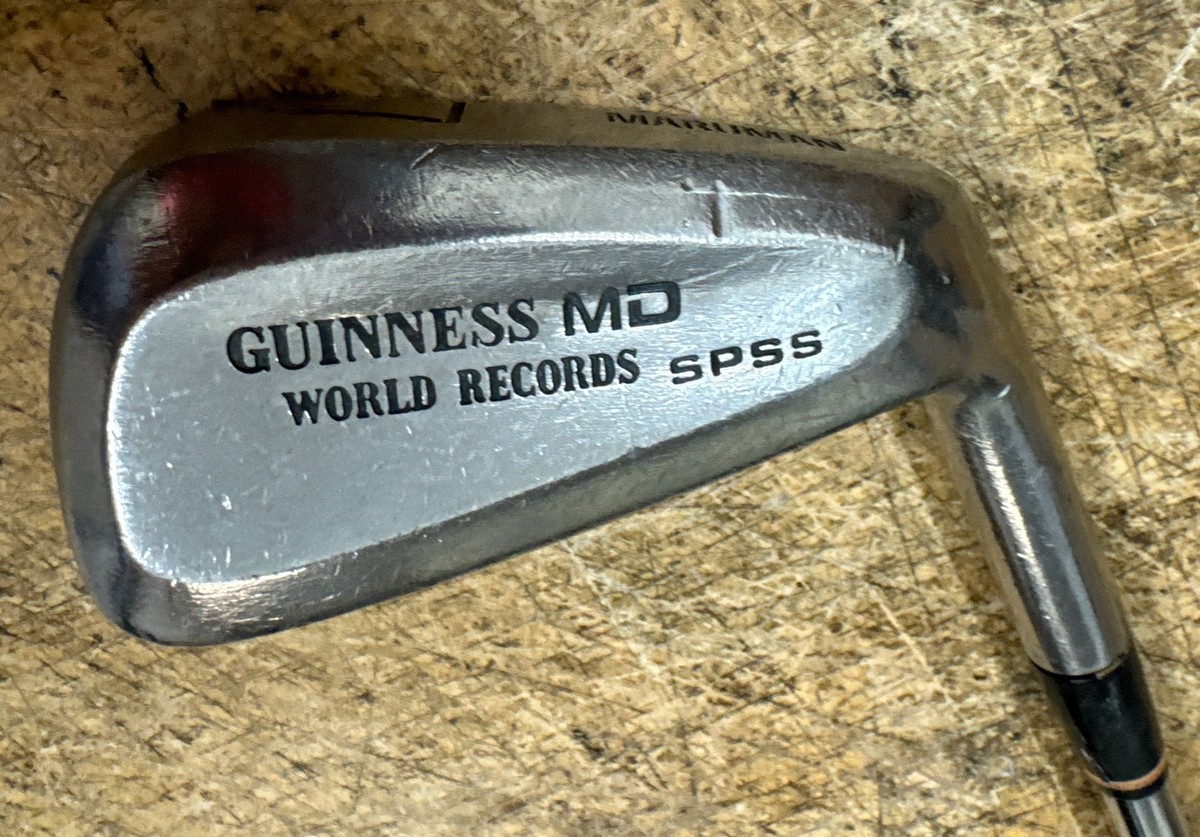 MARUMAN MD GUINNESS WORLD RECORD SPSS 7 Iron STEEL shaft