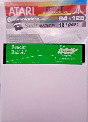 ATARI XL/XE & COMMODORE 64/128 -- READER RABBIT (THE LEARNING COMPANY - DISK)