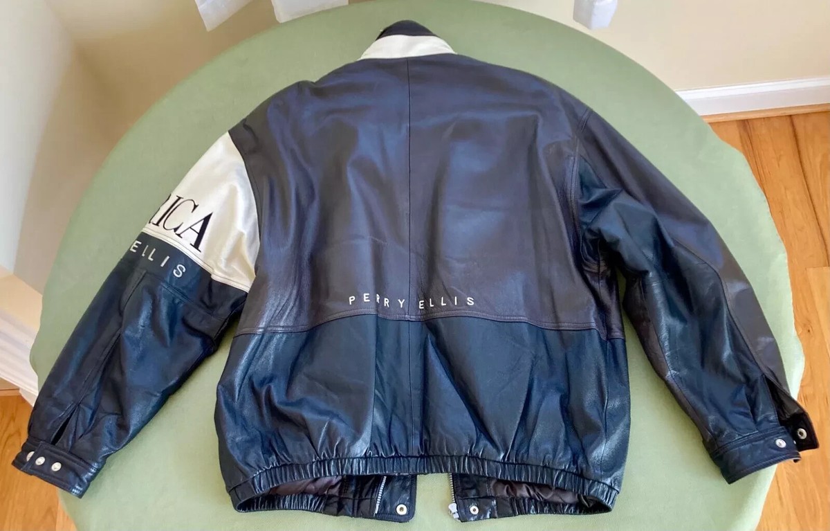 PERRY ELLIS 70s 〜vintage 稀少！？ダスターコート Perry Ellis Special Edition 3-color Vintage Leather Jacket