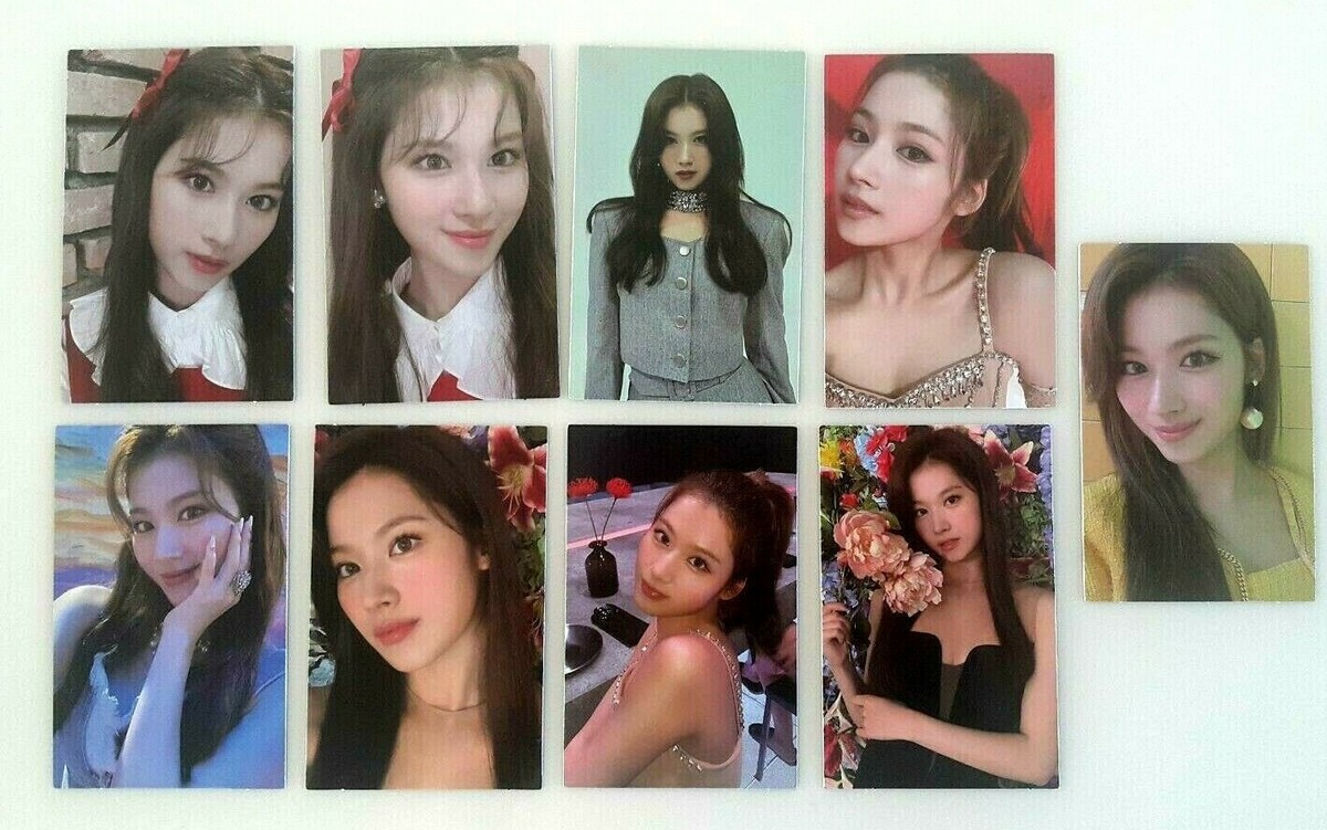KPOP K-POP TWICE 2nd Album Eyes Wide Open Official Photocard