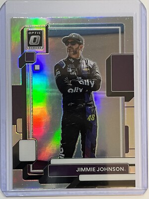 Jimmy Johnson Rookie Card 2023 Donruss Racing Jimmie Johnson Optic Prizm Card #43 Nascar NM/Mint ...