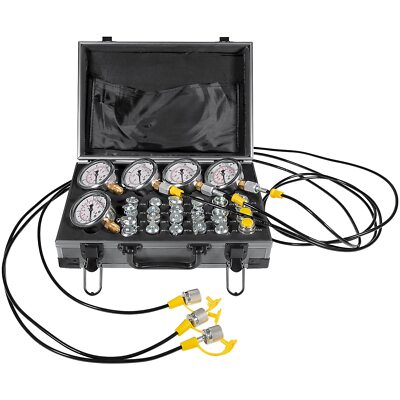 60P Hydraulic Pressure Test Kit for John Deere Caterpillar Case Komatsu Bobcat