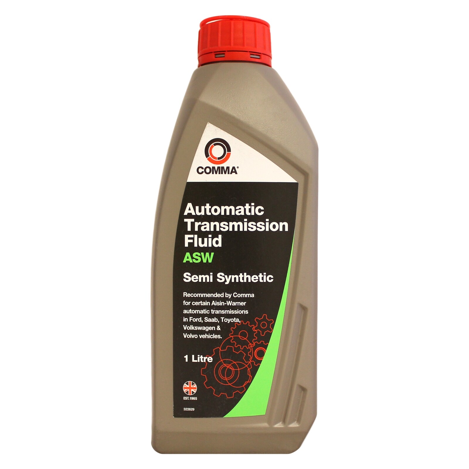 Comma ASW Semi Synthetic ATF Automatic Transmission Fluid - 1 Litre 1L