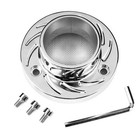 Embout de tuyau d'échappement chromé pour Artic Cat DVX400 / Kawasaki KFX400 / Suzuki LT-Z400