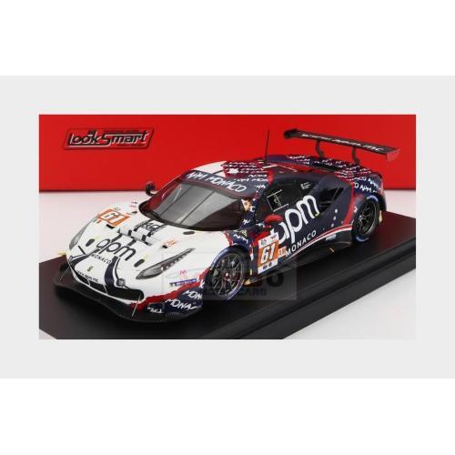 1:43 LOOKSMART Ferrari 488 Gte Evo #61 24H Le Mans 2022 Prette Grunewald LSLM148 - Picture 2 of 2