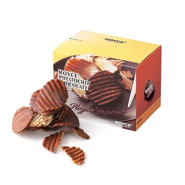 Royce Patata Chip Chocolate/Amargo Suave/Fromage Sabor Blanco Regalo de Recuerdo Japón Foto 4 de 4