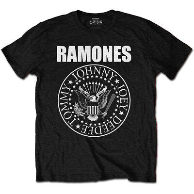 Ramones Presidential Seal T-Shirt black New
