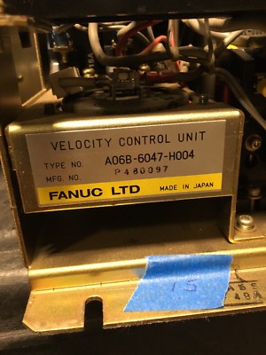 電源ユニット FANUC VELOCITY CONTROL A06B-6047-H004 FANUC A06B-6047-H004 Velocity Control Unit CNC Motion Controller