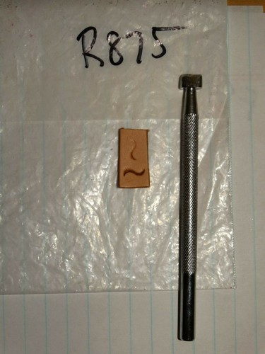 Vintage Craftool USA R875 "Seil" Dekor Stanze Stempel Werkzeug - Bild 1 von 2