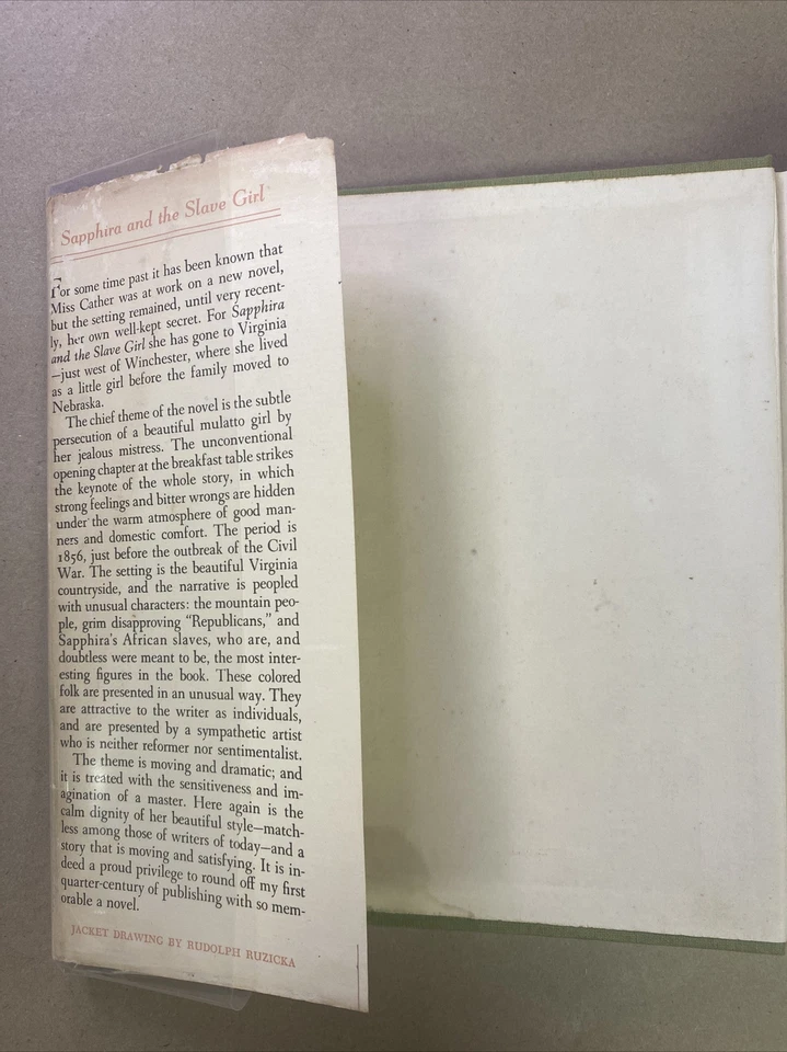 Sapphira and the Slave Girl By Willa Cather Foto 2 de 4