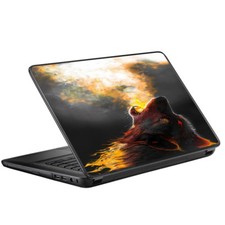 Skin Decal for HP 2000 Laptop 2013-14 15.6" 15" / Wolf howling at Moon