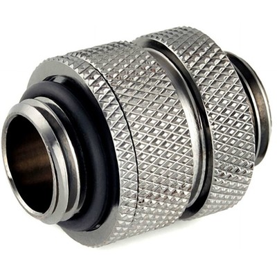 Bitspower G1/4'' Adjustable Aqua Link Pipe (16-22mm), Black Sparkle