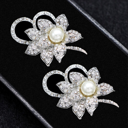 Bride Wedding Shoe Clip Charm Buckle Shiny Decorative Clips Shoe Decorations - Picture 6 of 20