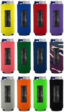 Blank Magnetic Neoprene Collapsible Slim Can Coolie: Choose Color and Quantity