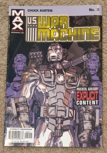 Details About War Machine Chuck Austen Max Comics 2 Direct Edition Very Goodvg
