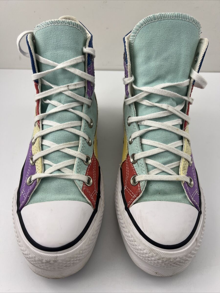 Converse Chuck Taylor All Star Lift Hi Sneaker-Patchwork Converse Chuck Taylor All Star Lift Hi Sneaker-Patchwork